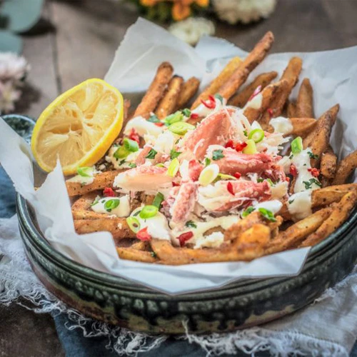 CRAB LOADED FRIES